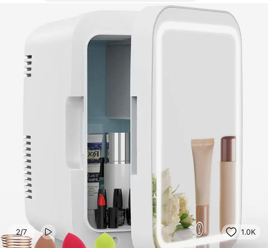 Mini makeup fridge